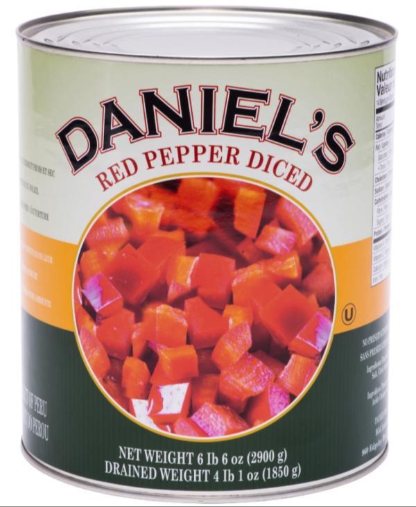 Roasted Red Peppers Diced 150