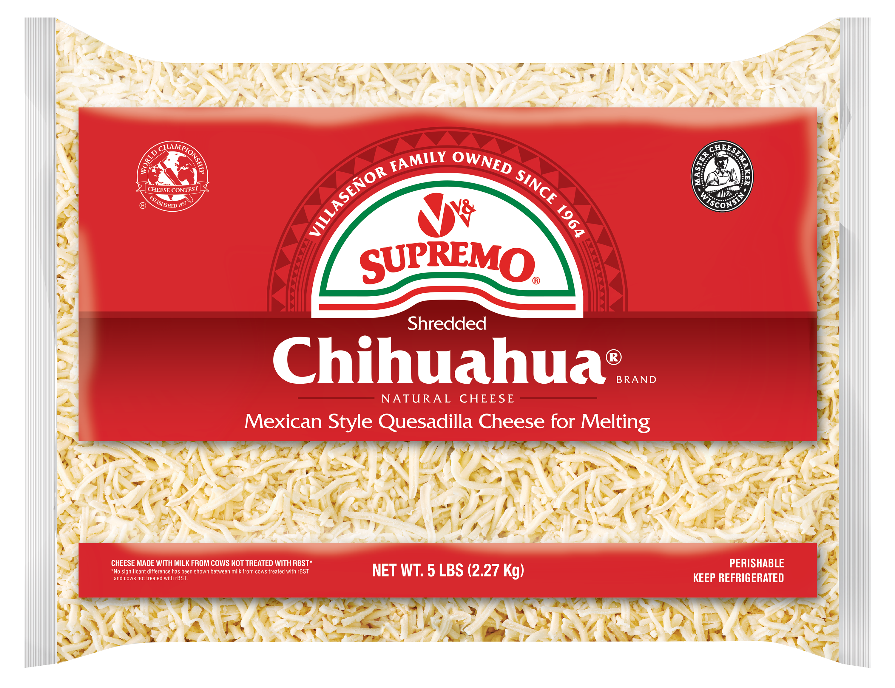 Chihuahua® Shredded Quesadilla Cheese 155