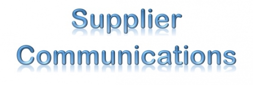 Supplier Communications