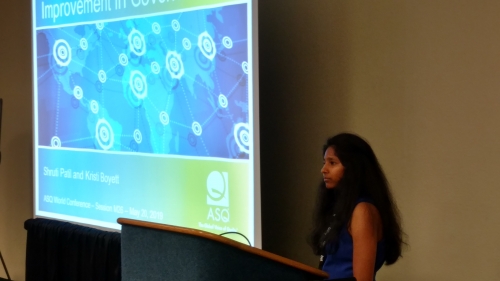 Presenting on Sustaining Continuous Improvement in Government