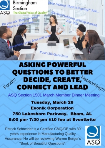 March 26th Meeting Topic