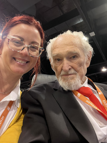 Dr Harrington and Sheri Dorman 