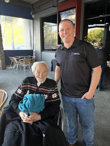 Jim Harrington, ASQ Honorary Member and past Chair and Jesse Hackney Inspector of the Year