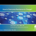 Webinar Title: How to Overcome Resistance to Change<br />
Presenter: Kiran Mann<br />
ASQ HD&amp;L Webinar Date: October 16, 2019<br />
<br />
In our August webinar, &ldquo;Why People Resist to Change?&rdquo;, we explored the ways in which people express resistance to change. In our October webinar, we focus on SOLUTIONS. Given the challenges resistance presents you with, let&rsquo;s focus on how to get past the resistance and on to bringing about the change.    <br />
 <br />
Key Takeaways for this webinar include:<br />
- Type of resistance &ndash; Identify the form of resistance, take the time to surface the resistance.<br />
- Reflect on reasons for Resistance, understand, evaluate how effective the current process is.<br />
- Structured and Practical change management process for the human side of organizational change.<br />
- Tools for Reinforcing sponsors and Change agents that help manage resistance while it is occurring.
