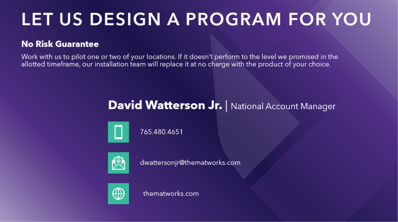 LET US DESIGN A PROGRAM FOR YOU! 28