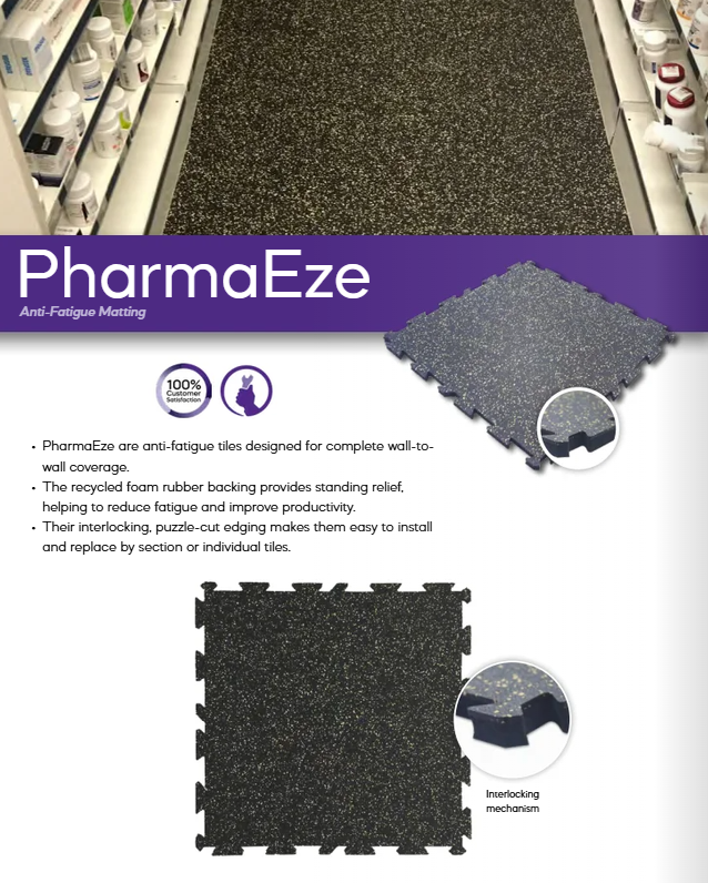PharmaEze Tile - Anti-Fatigue Pharmacy Flooring 37