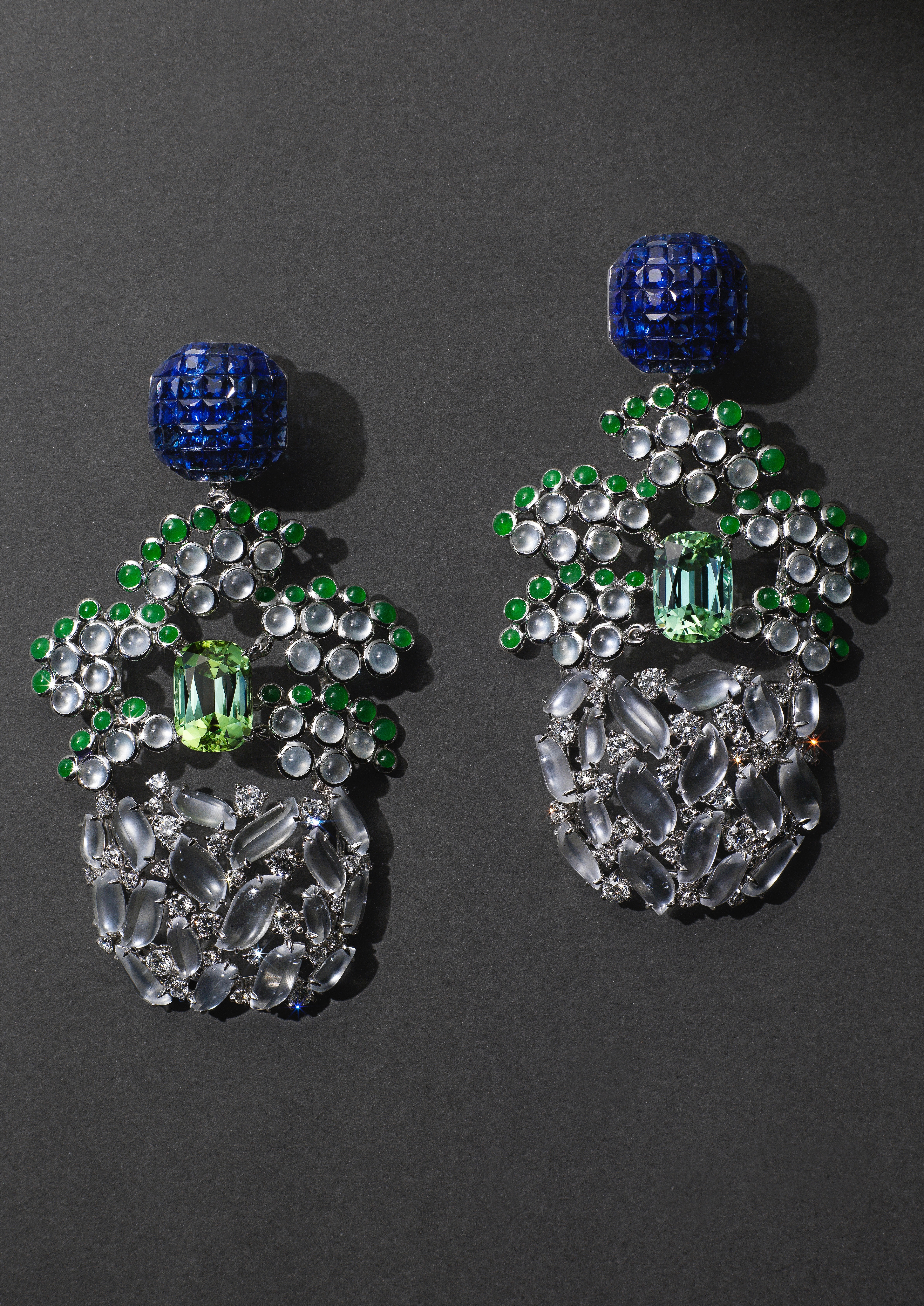 Pine Forest and Golden Pavilion Earrings 322