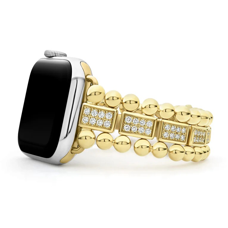Smart Caviar 18K Gold Diamond Watch Bracelet 422