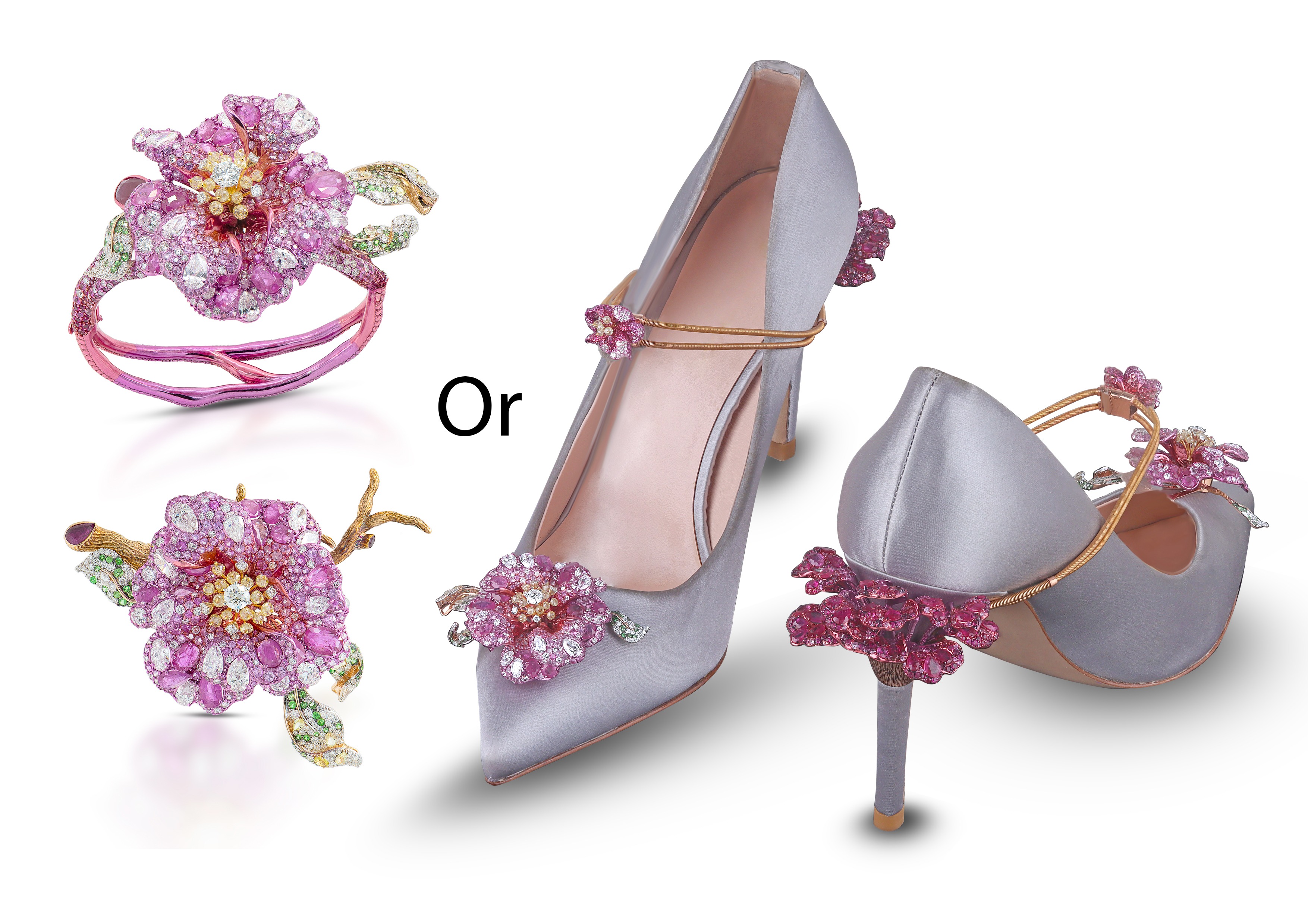 Ruby Blossom Heels 426