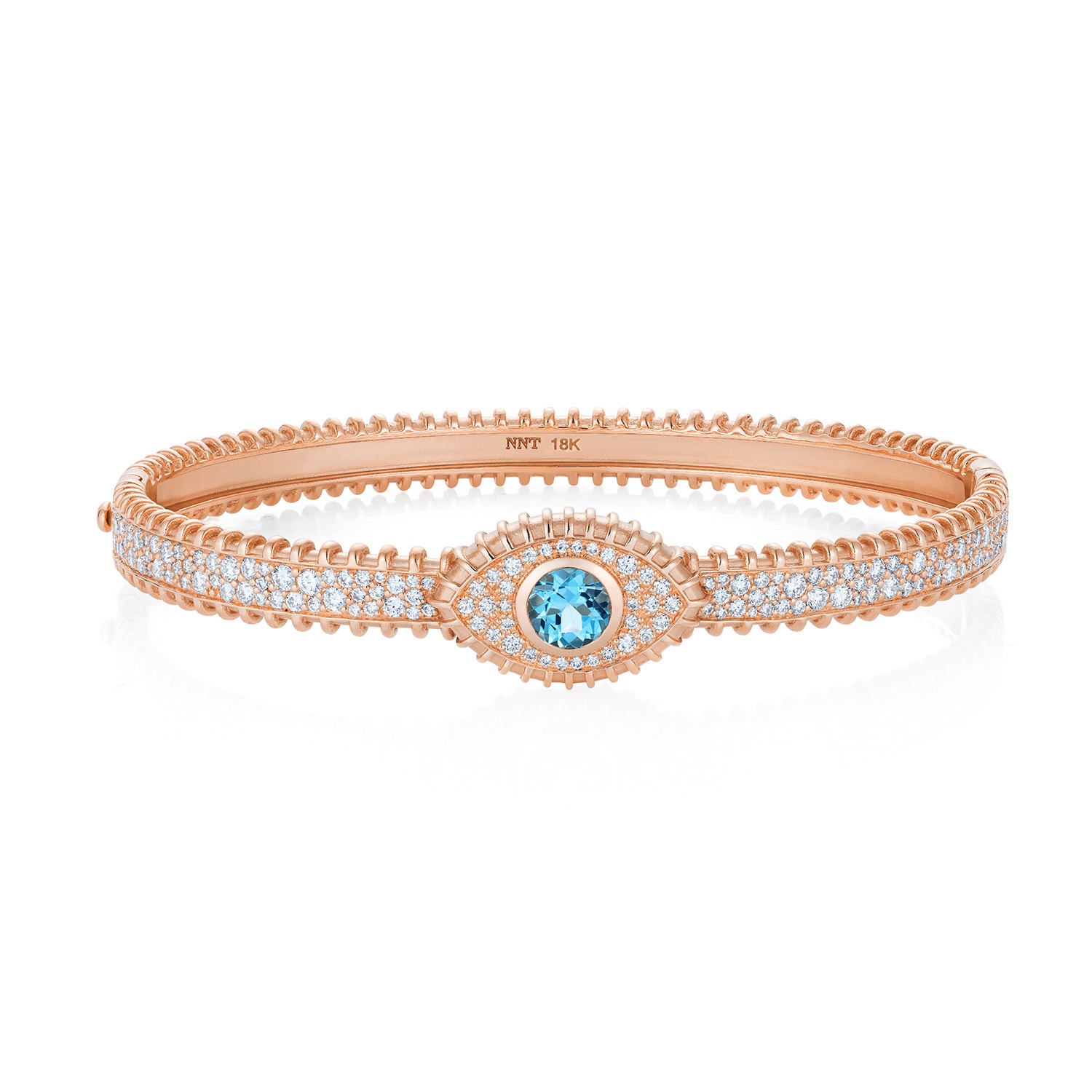 NeverNoT New Rose Gold Diamond Bangle 496