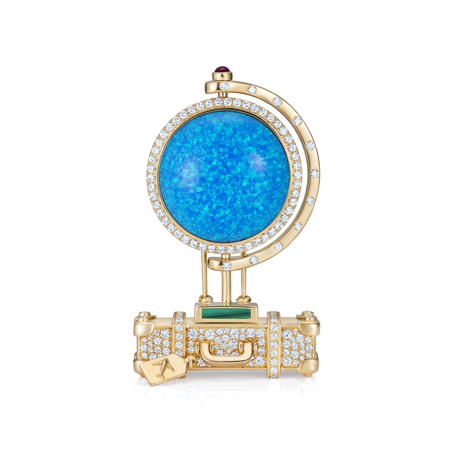 NeverNoT GLOBE Brooch 497