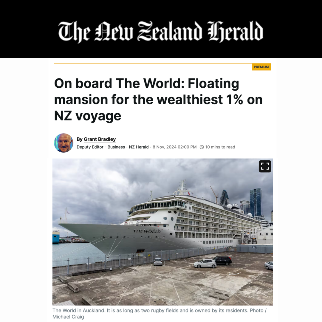 On board MV The World 73