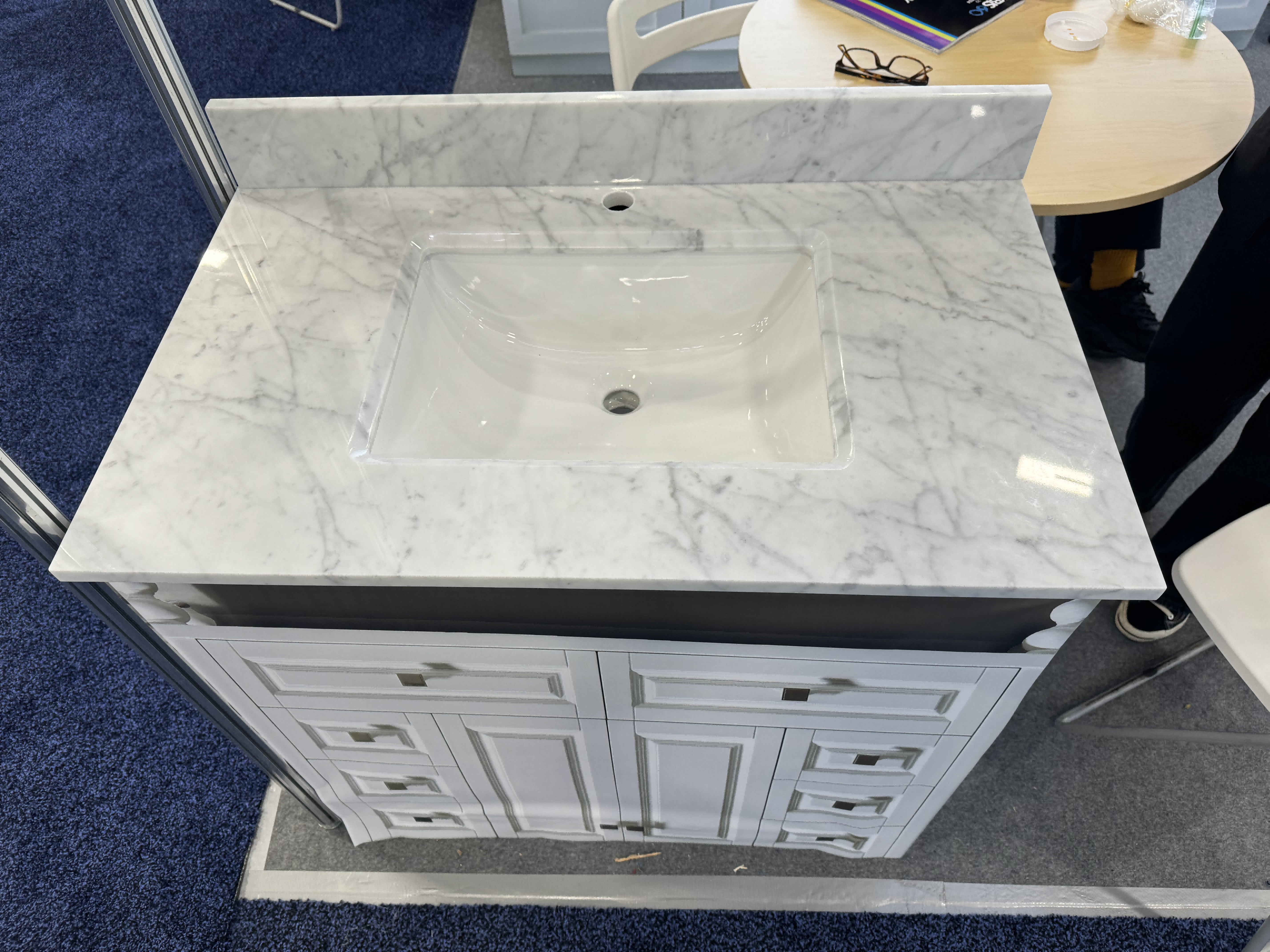 BIANCO CARRARA VANITY TOP 1435