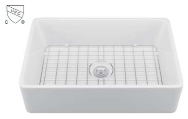 cUPC 3320FS Fireclay Apron Kitchen Sink 1451