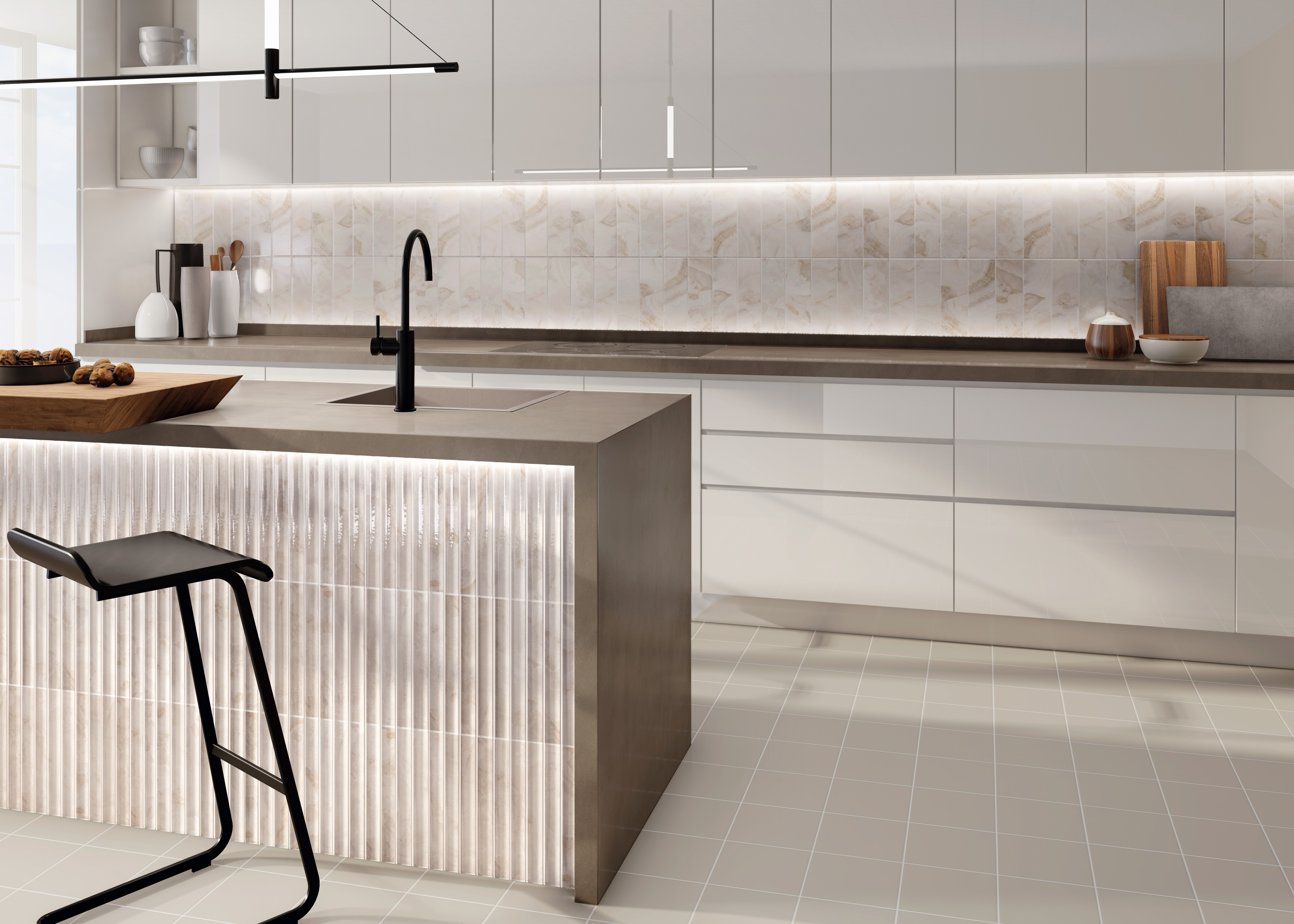 Chloe 6x12 Fluted 347