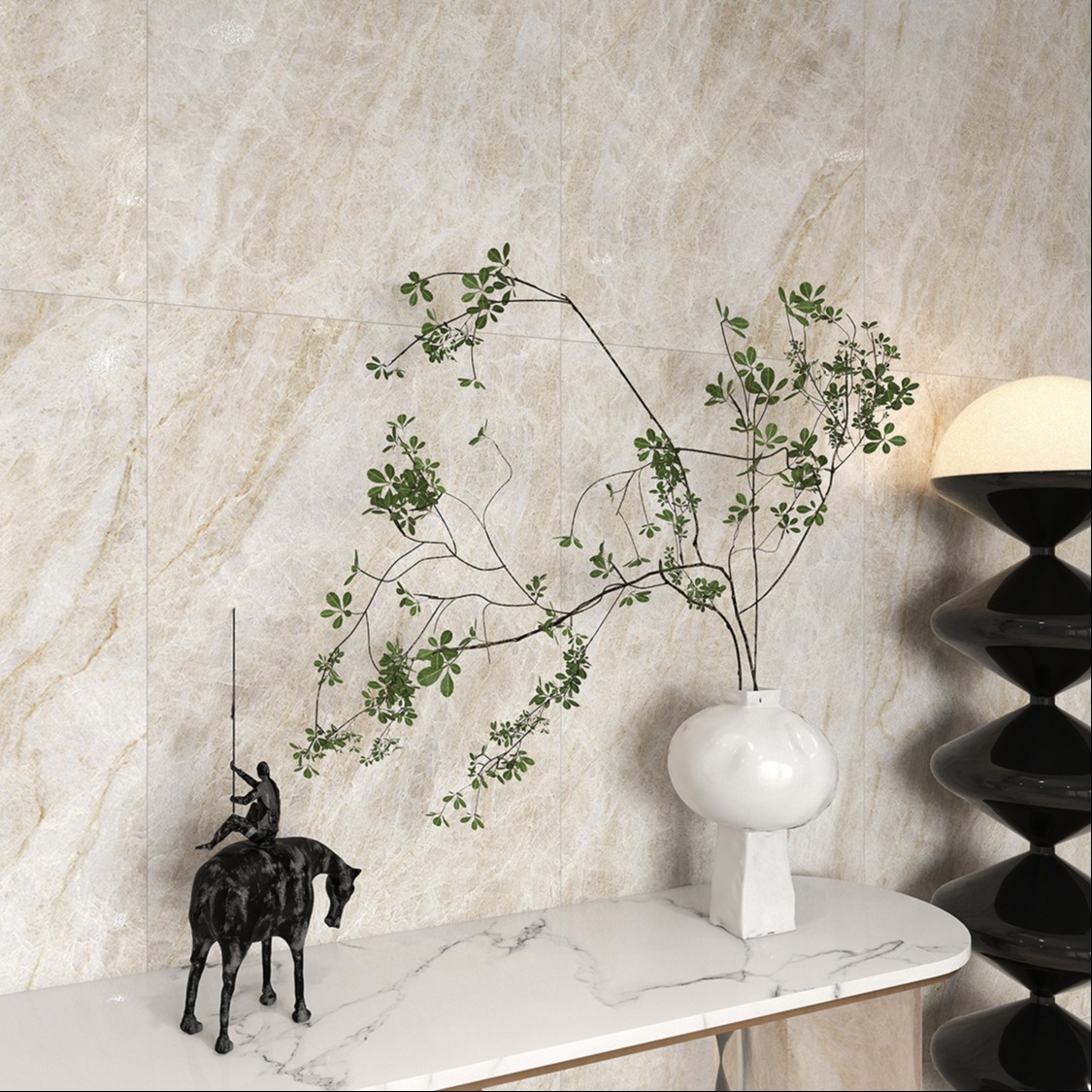 Honed Durable and Warm Taj Mahal Quartzite Facade 302