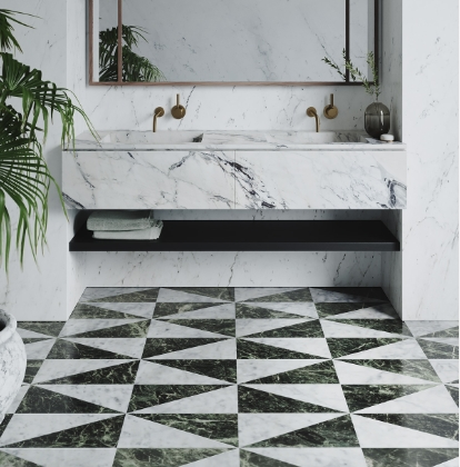 Marble Triangle design 327