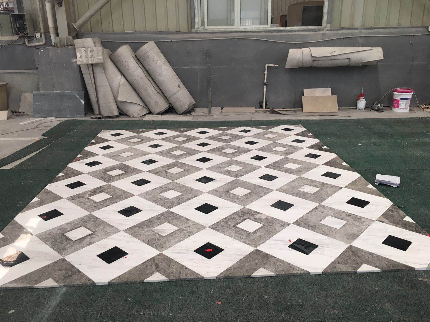 Marble Checkerboard Tiles 329