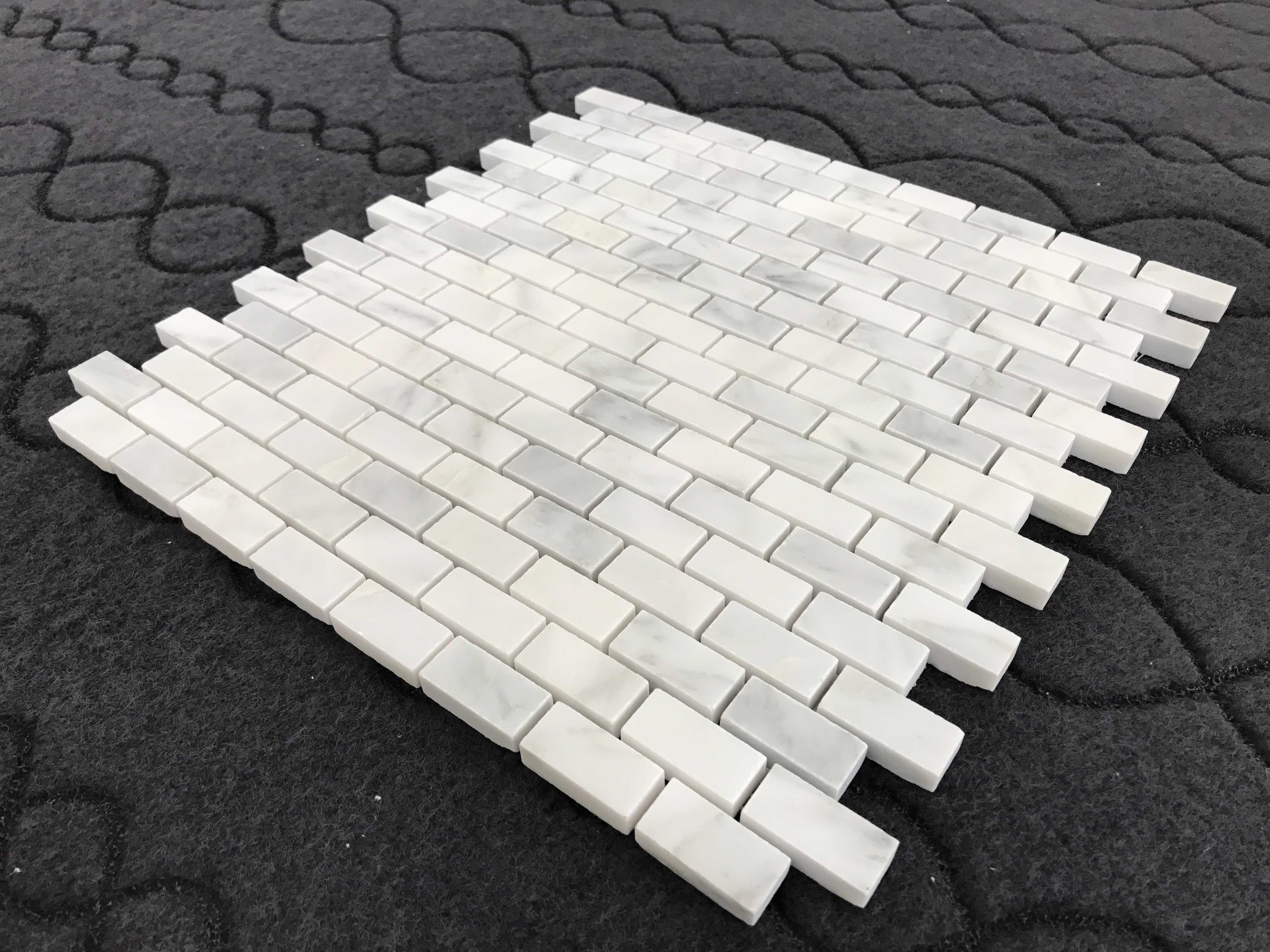 Carrara white marble Mosaic 339