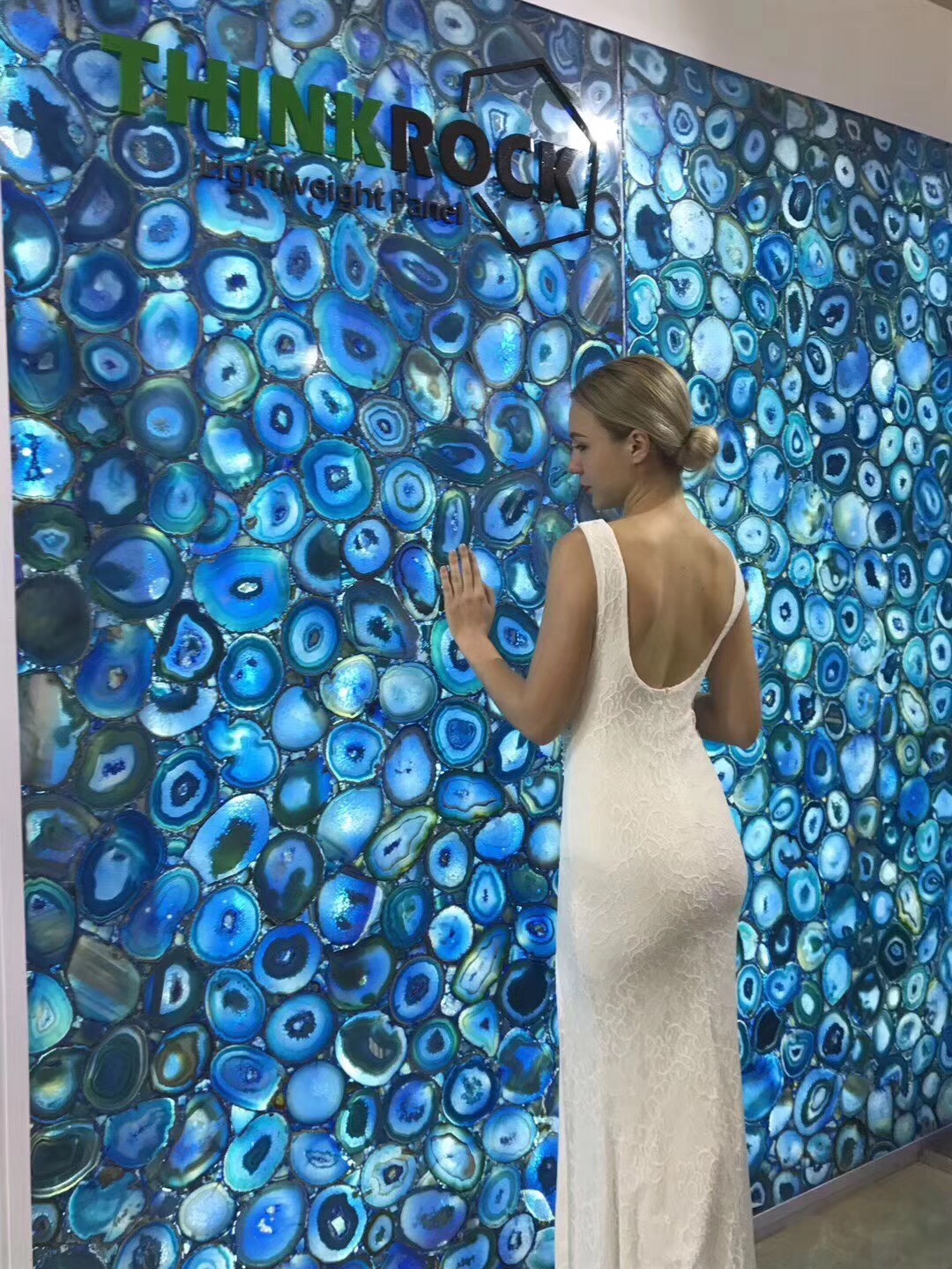 Natural Colorful Agate Feature Walls 346