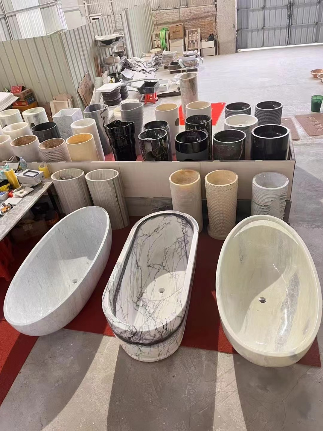 Stock Various marble bathtub for promotion from Eastwood Industry USA LLC 372