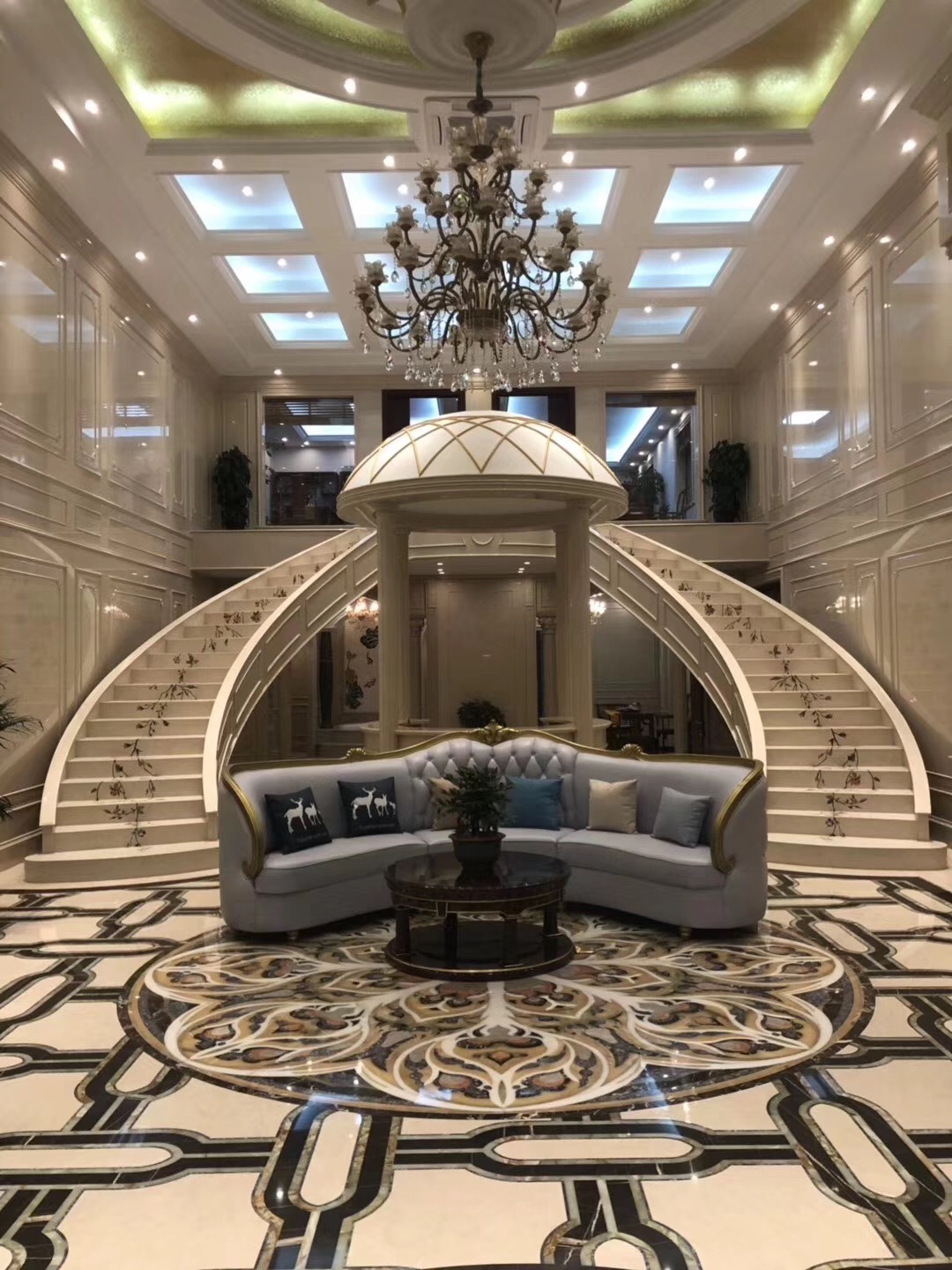 The Large Polished Round Marble Medallion Order from Australia 376