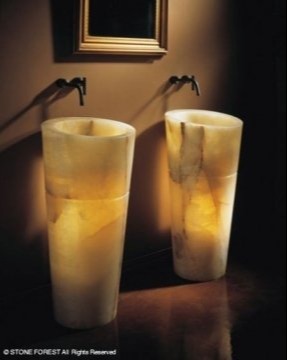 Backlit Onyx Pedestals from Eastwood Industry USA LLC 378