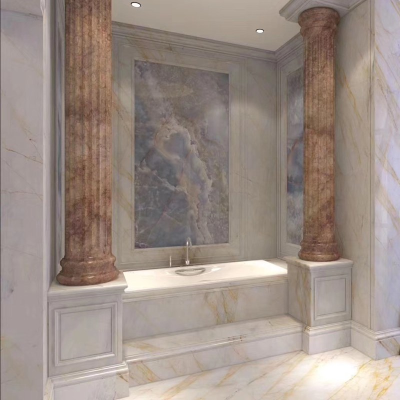 Redroot White Marble Wall Tiles 397