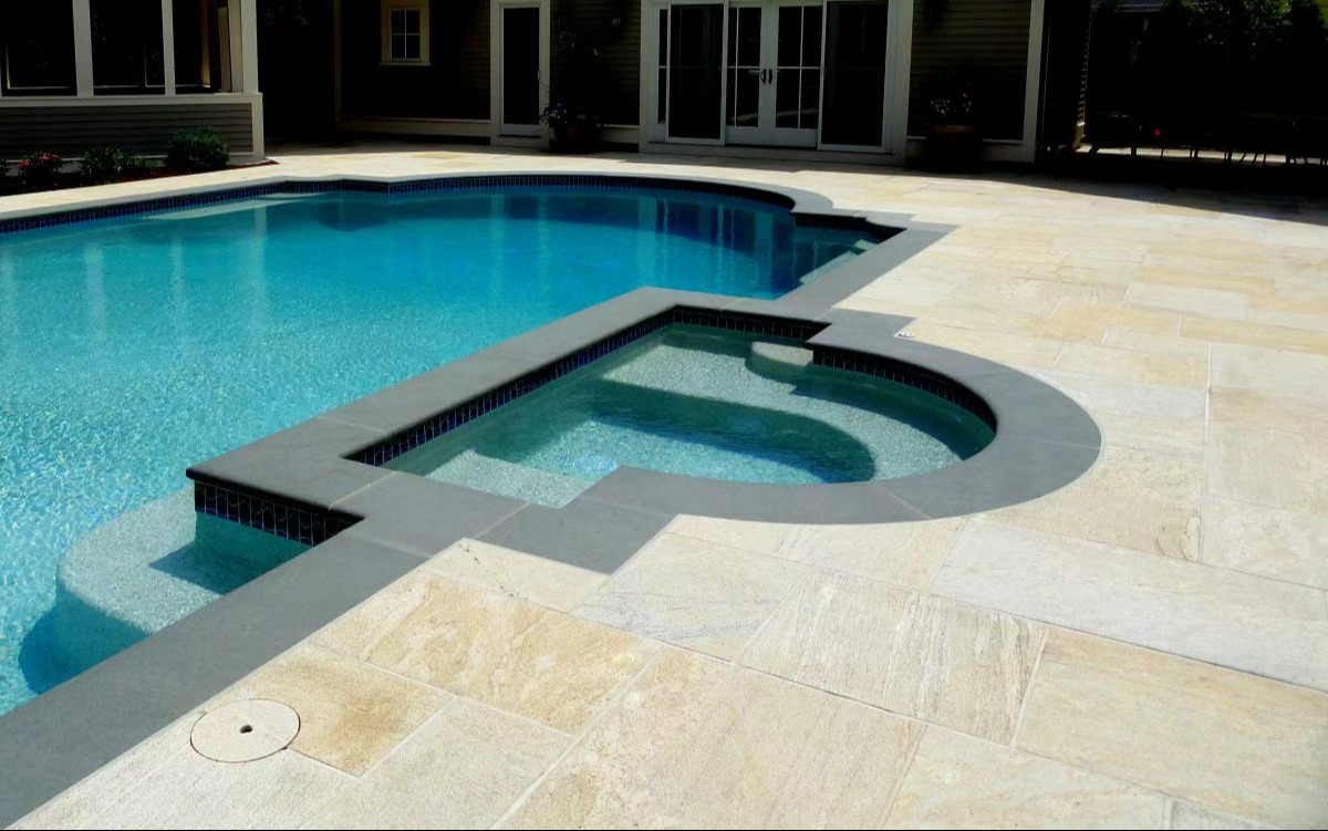 Exclusive Yellow Granite French Pattern for Patio 413