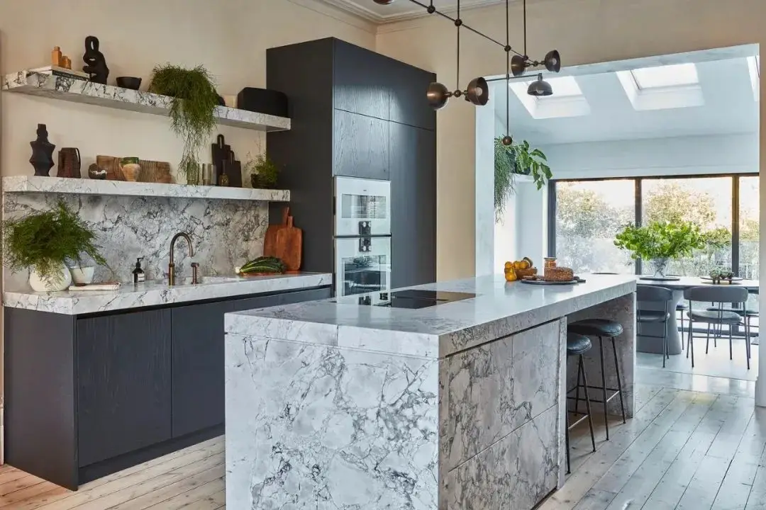 Italy Super White Marble Island & Countertop 414