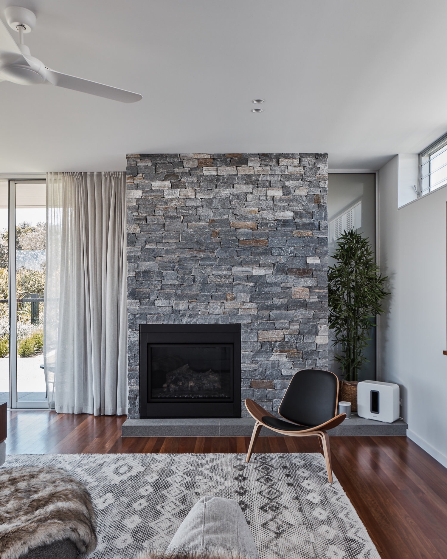 Rustic Blue Quartzite Ledges for Fireplace and Wall Cladding 445