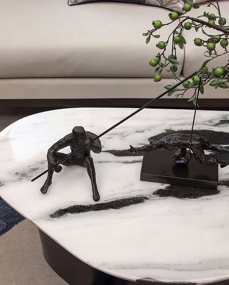 Aesthetic and Custom Modern Design  Panda White Table Tops 458