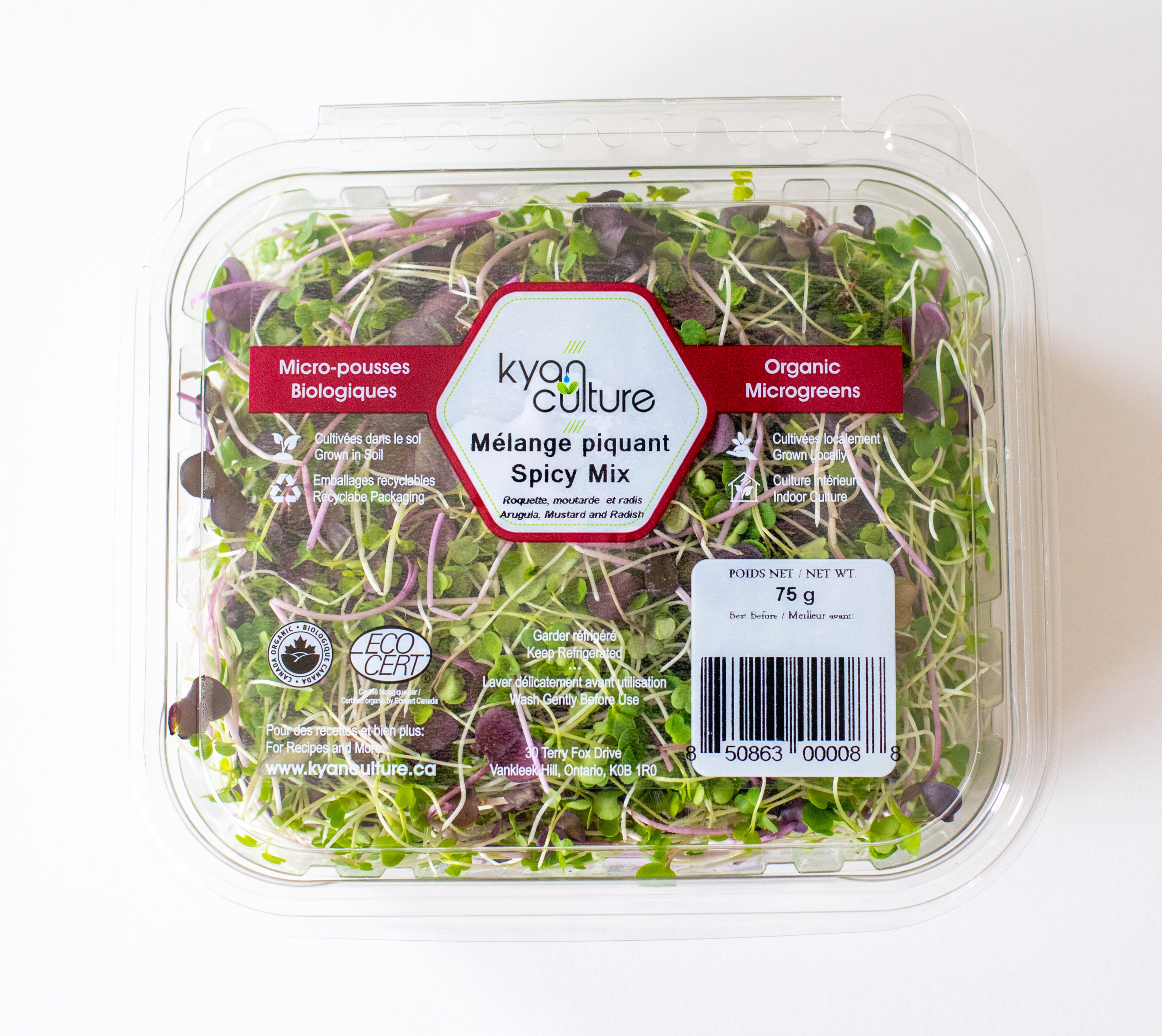 Organic Spicy Mix Microgreens 425