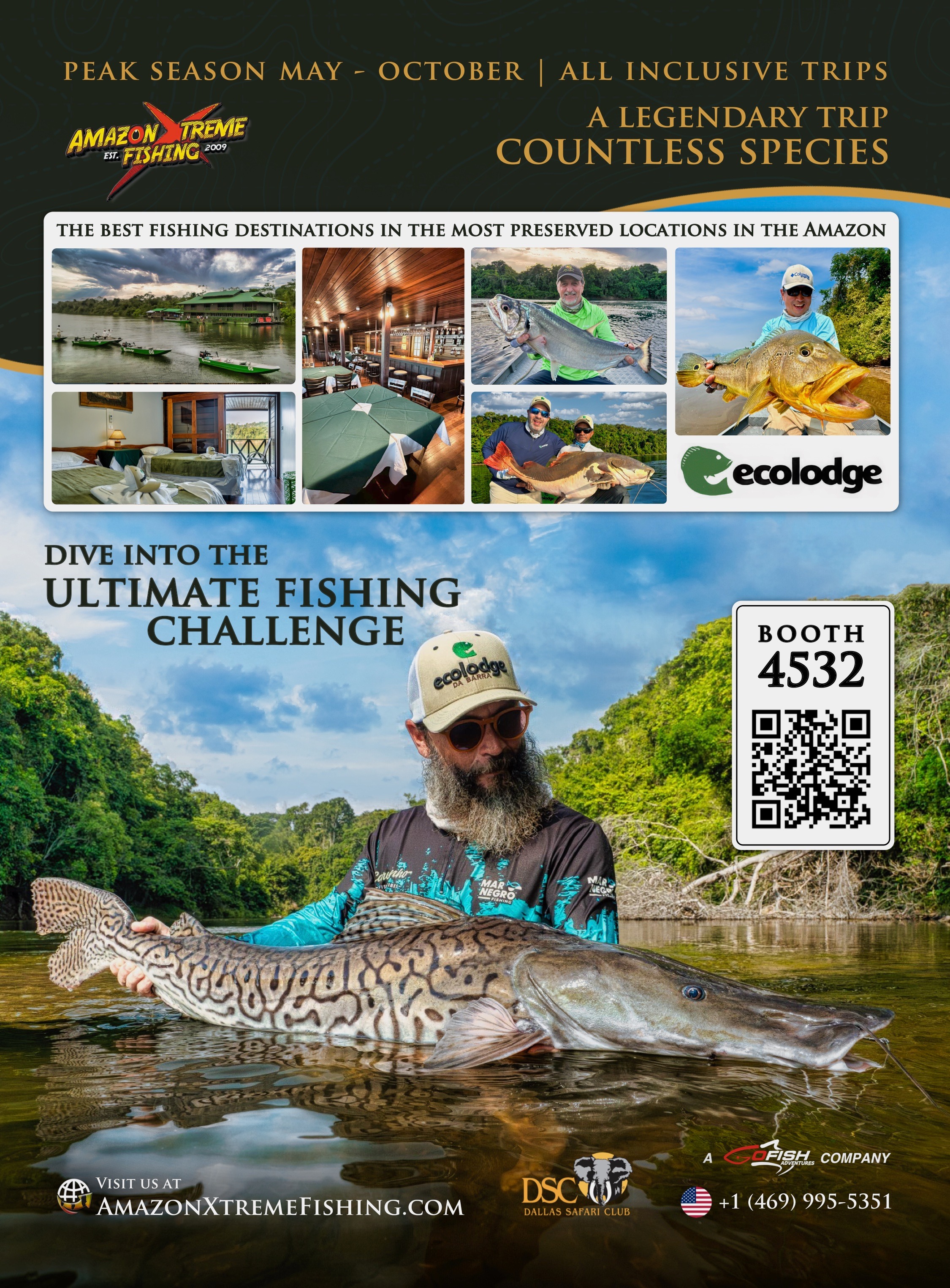 ECO-LODGE - Unleash the Ultimate - Peacock Bass - Multi-Species Fishing Experience in Brazil's Amazon 310