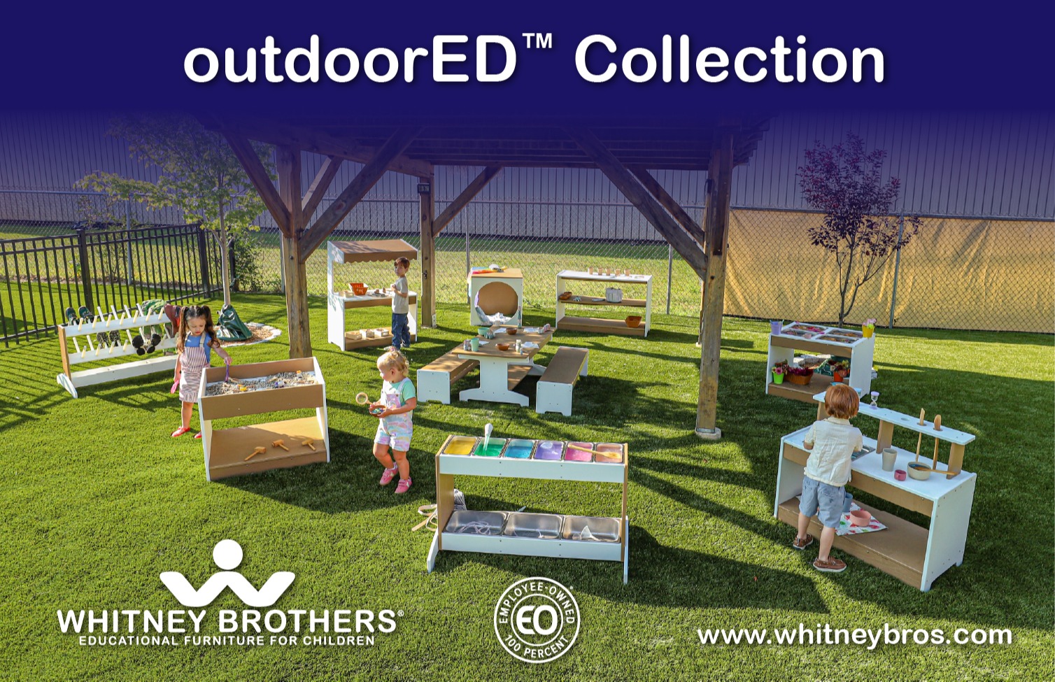 Whitney Brothers® Introduces outdoorED™ Collection of Early Learning Furniture 108