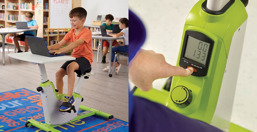 Self-regulation Classroom Pedal Desk 58