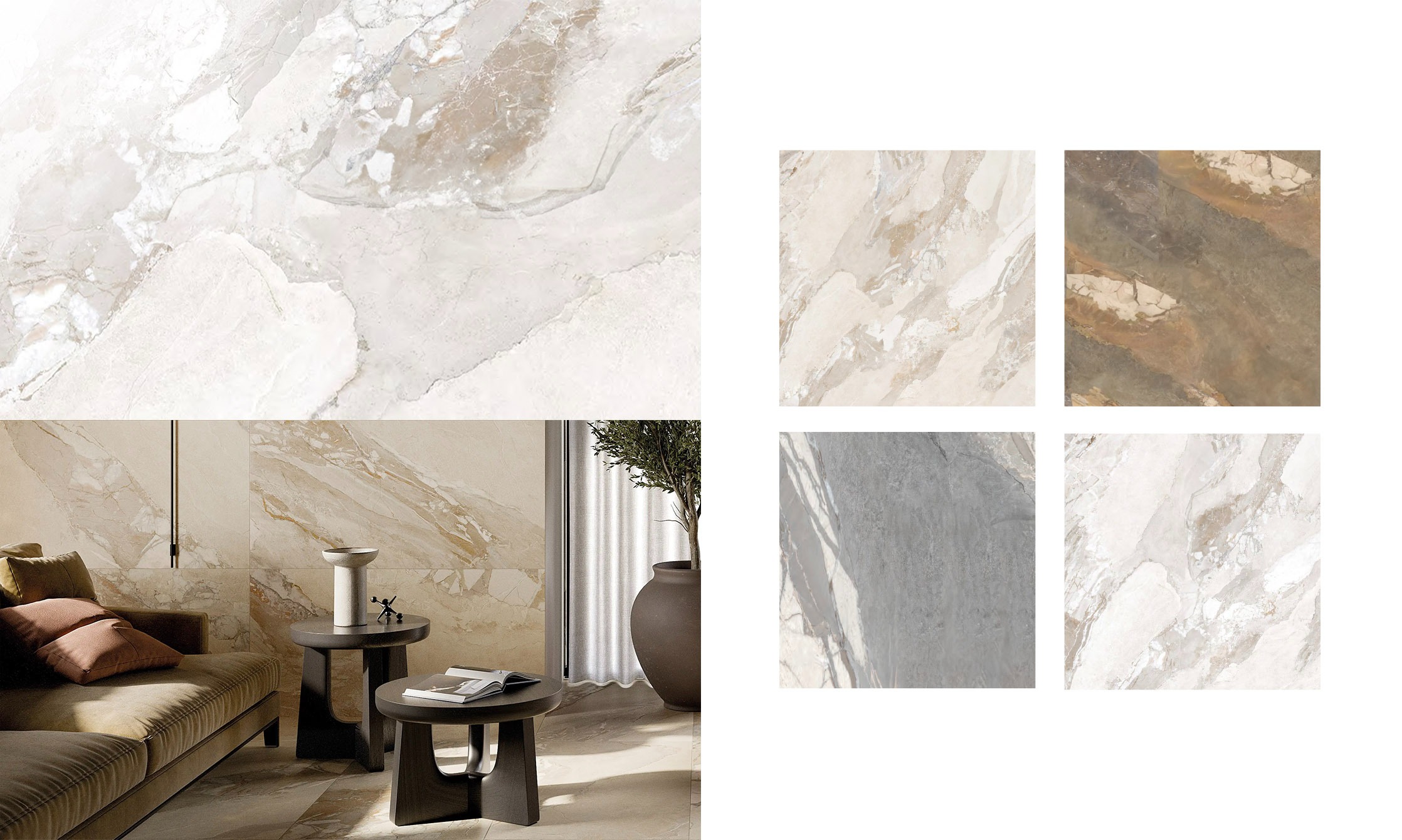 Viola Meridian - Marble Look Tile Collection 73