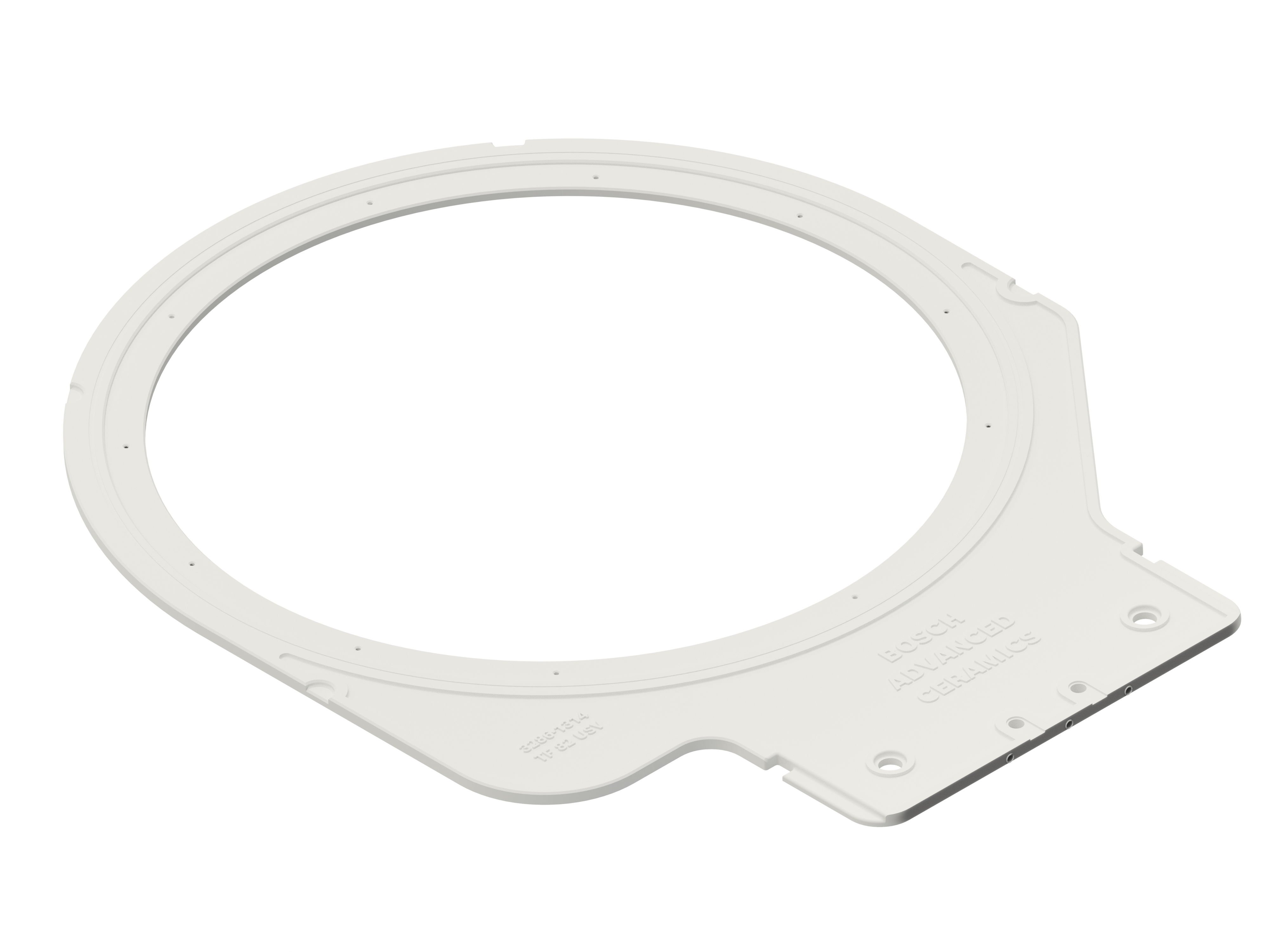 3D-printed ceramic ring blade 101