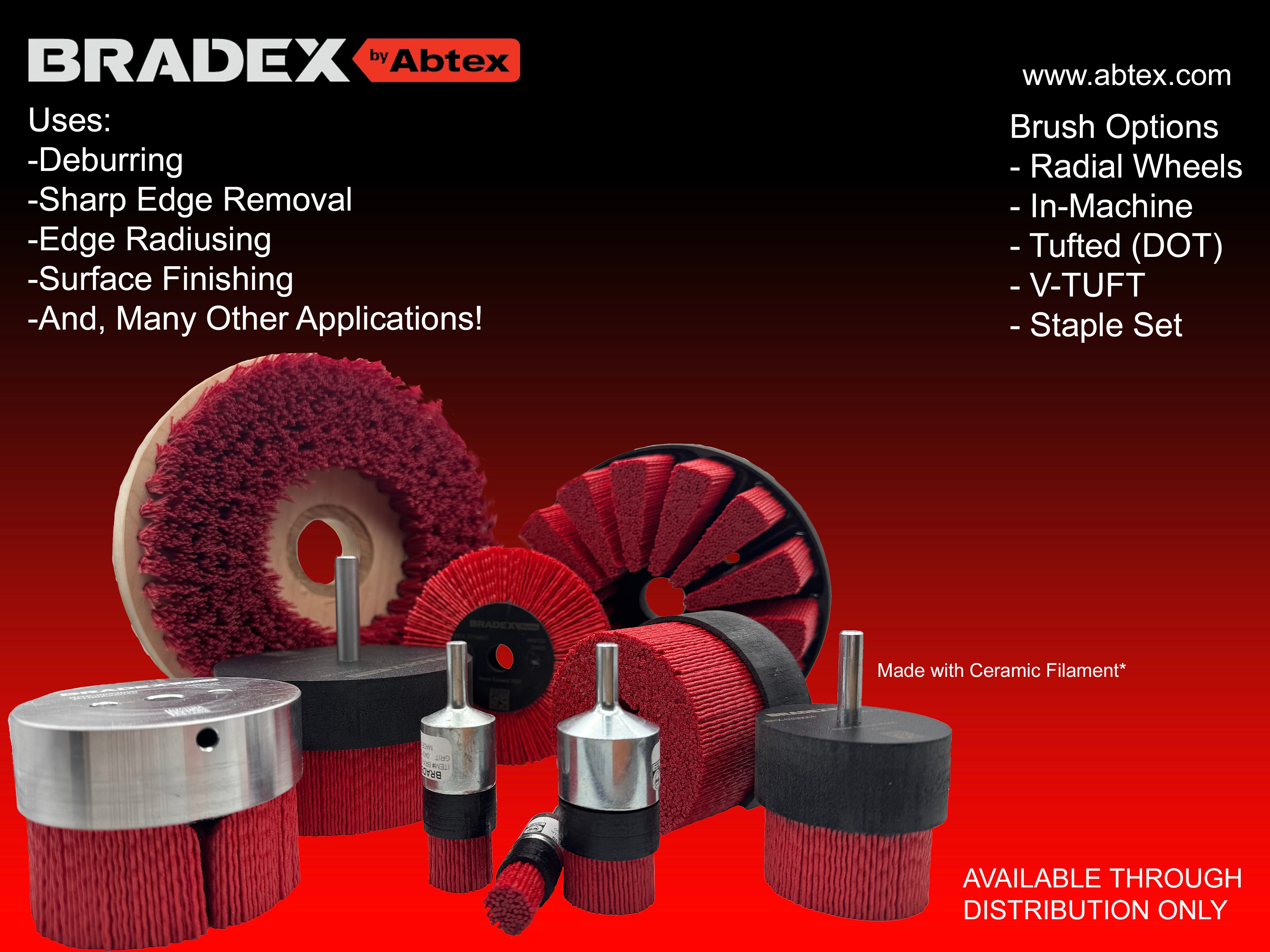 Bradex Ceramic Filament Brushes 1871