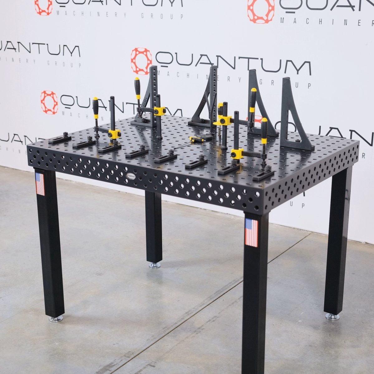 Siegmund 3'x4' Imperial Series Welding Table Bundle – Quantum Machinery 2025 Show Special 293