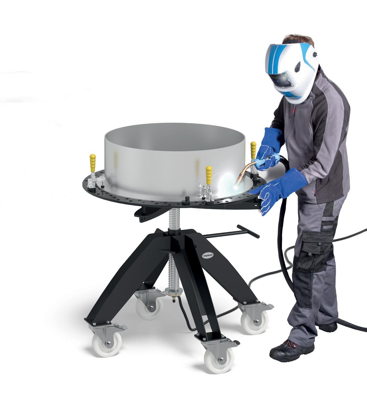 NEW! Siegmund Imperial Series Rotating Height-Adjustable Table – Total Flexibility for Welding and Assembly 303