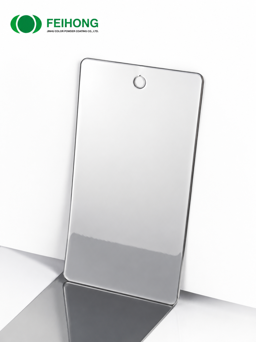 EH45038 Mirror Chrome Silver Bonded Powder Coating 1089