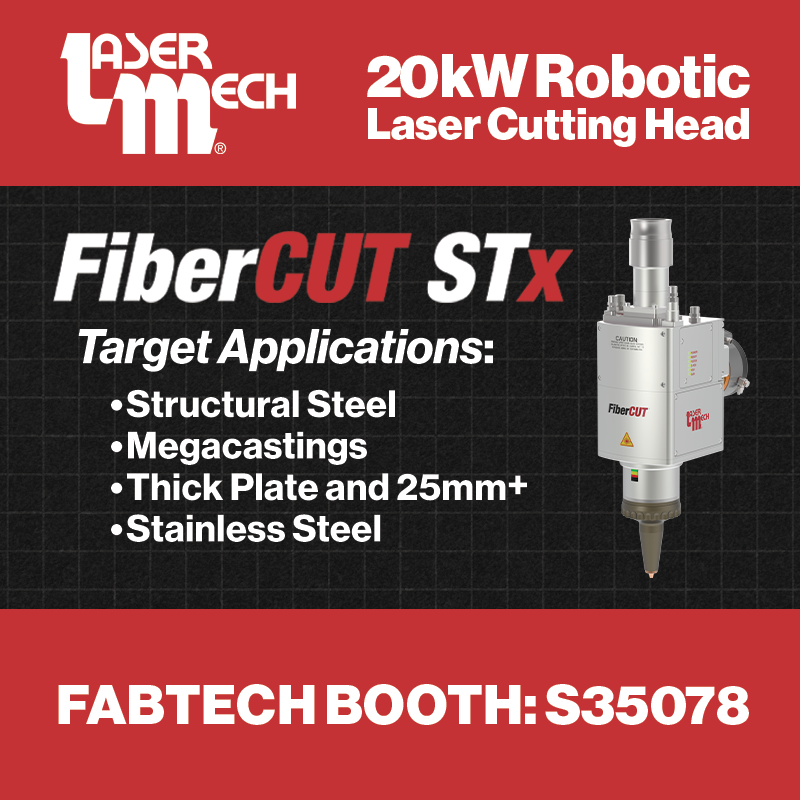 FiberCUT® STx - 20kW Robotic Laser Cutting Head 952