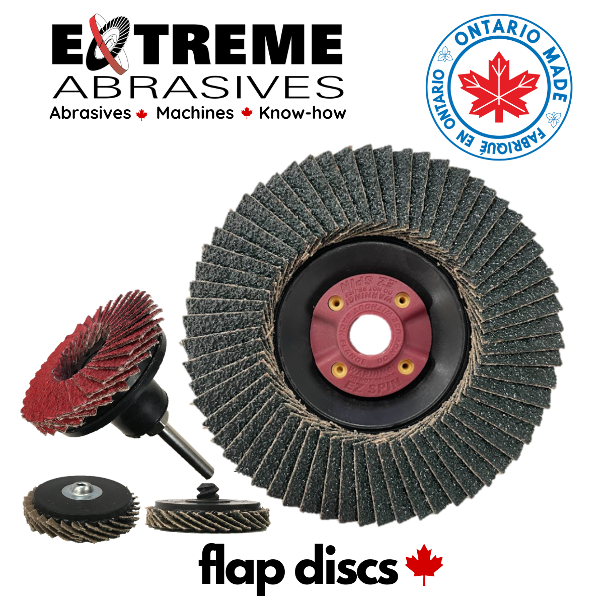 Canadian Manufacturer of High-Performance Flap Discs 115