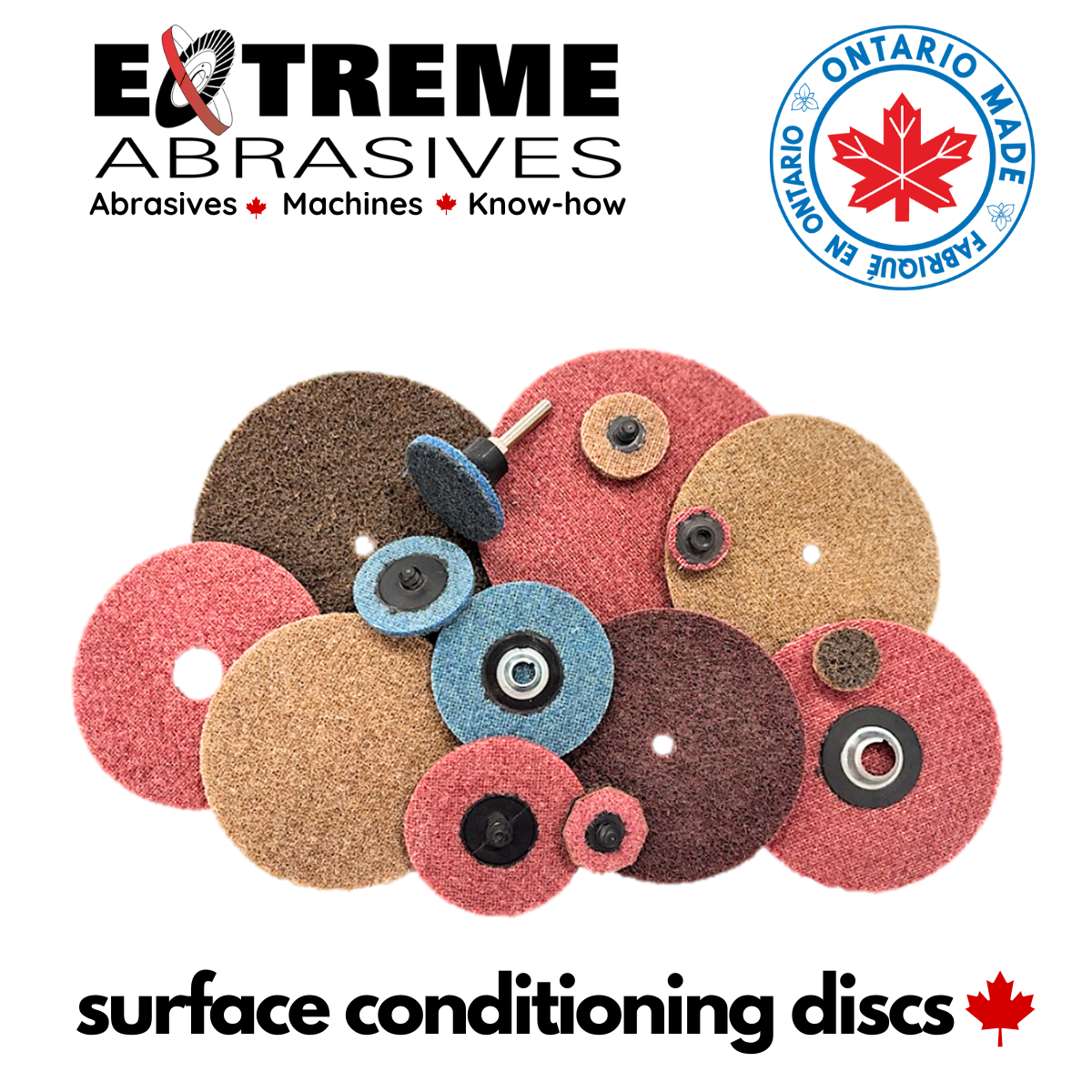 Canadian Manufacturer of Surface conditioning discs 116