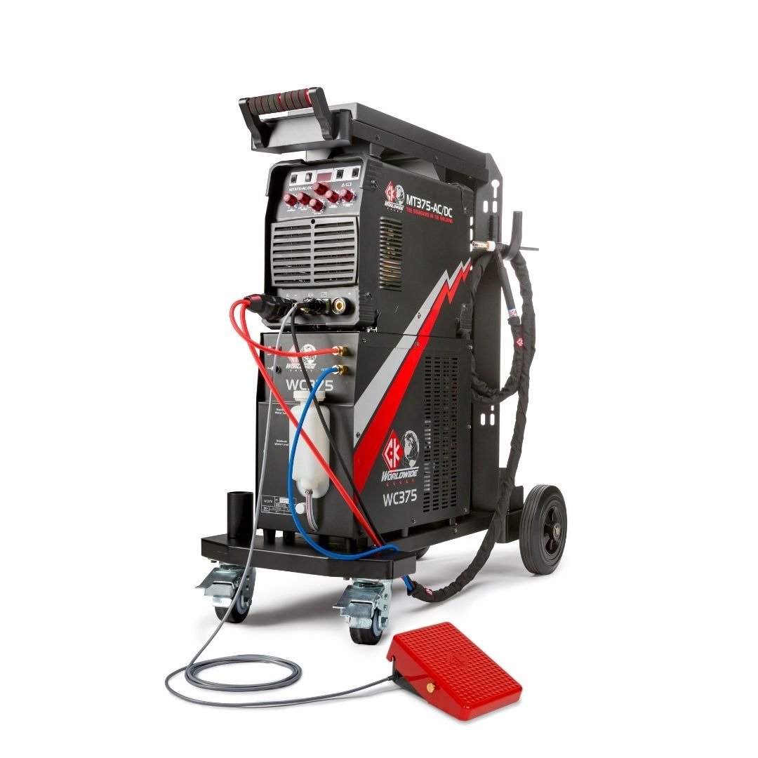 MT375 TIG Welder with Steady Grip Foot Pedal 124