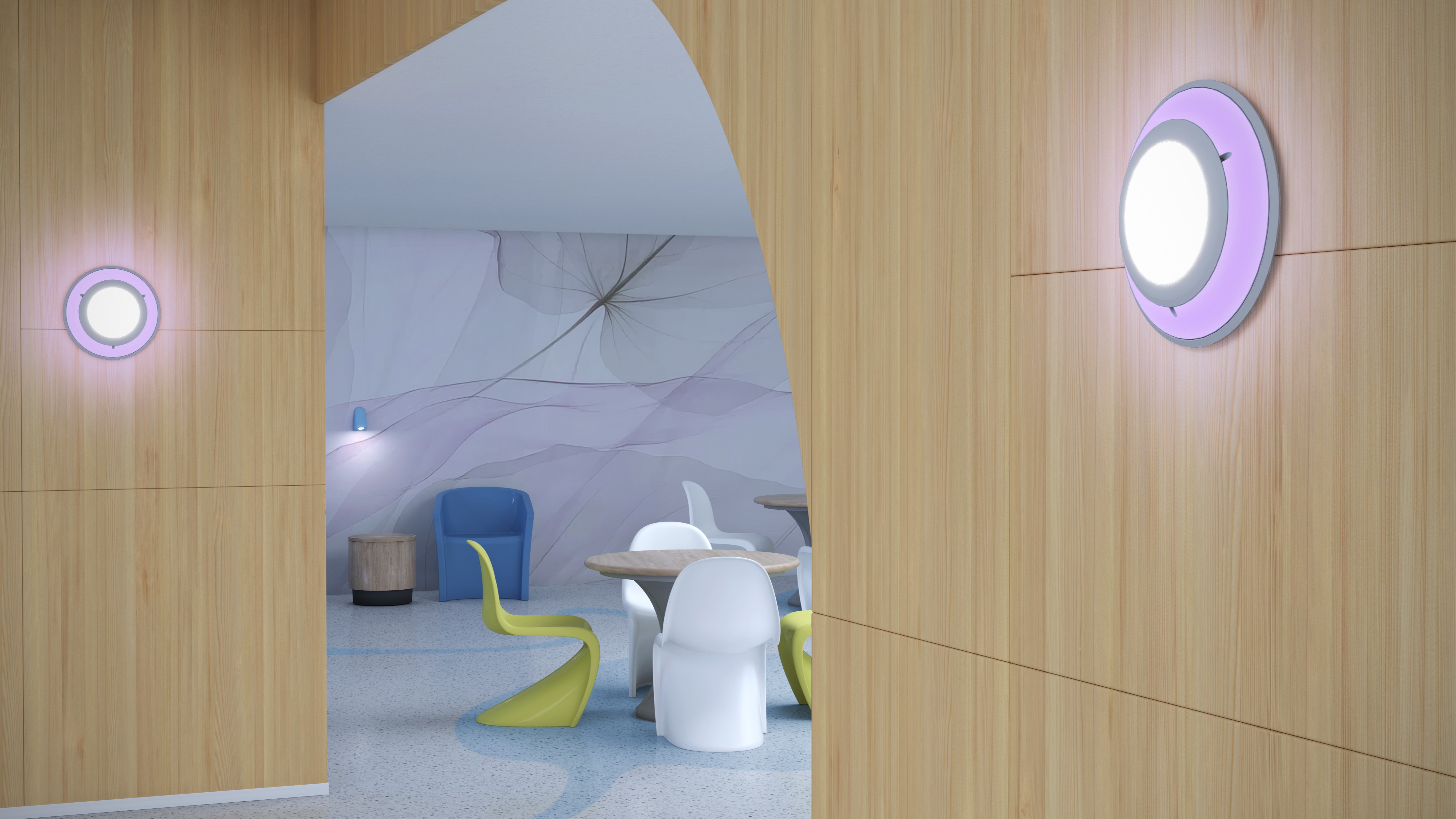 Kenall Colors Healthcare and High Abuse Spaces with MedMaster and Millenium Saturn™ 52