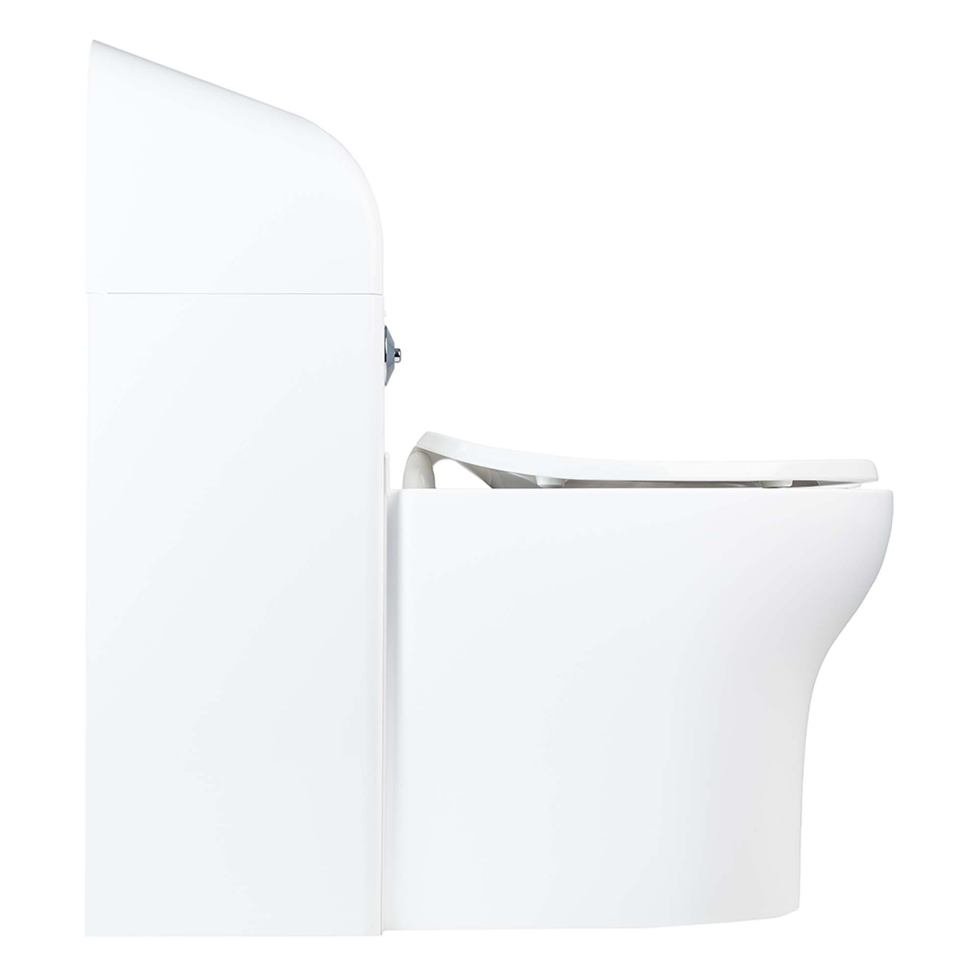 Ligature Resistant Solid Surface Toilet and Flush Cover LT700 198