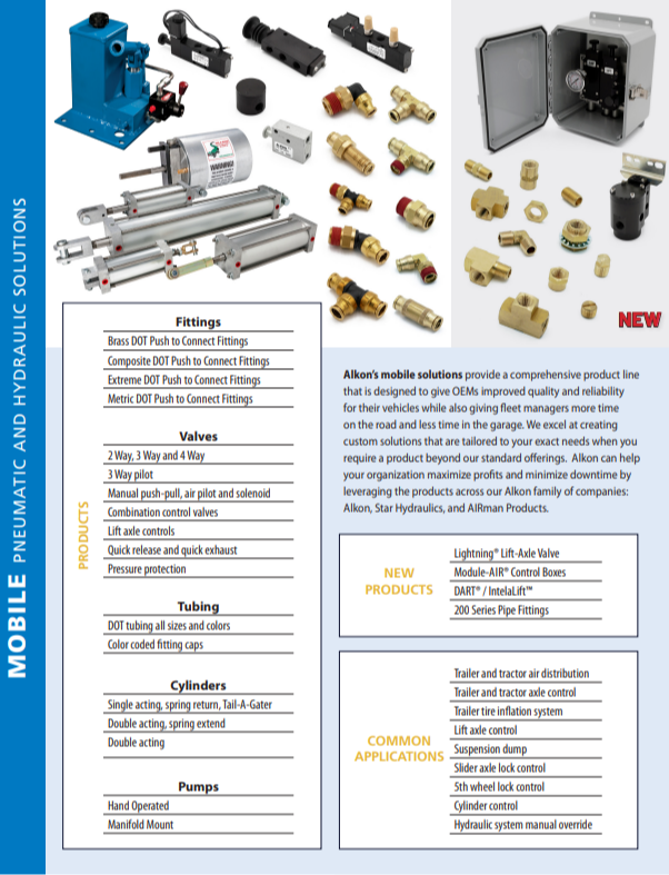 Alkon Corporation Line Card Brochure 54
