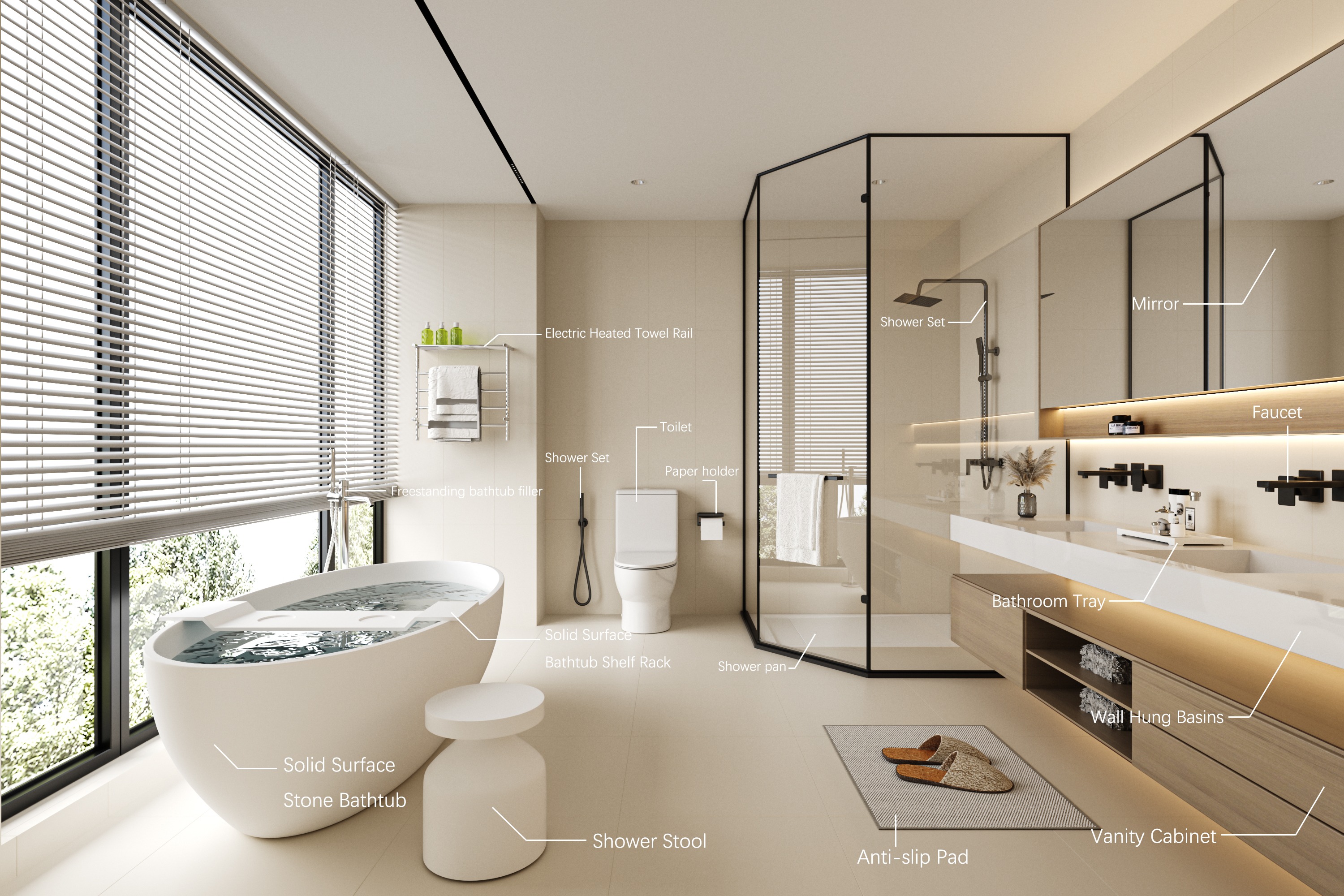 KKR Solid Surface Innovative Solution - Creating High-End, Durable and Stylish Hotel and Commercial Spaces 73